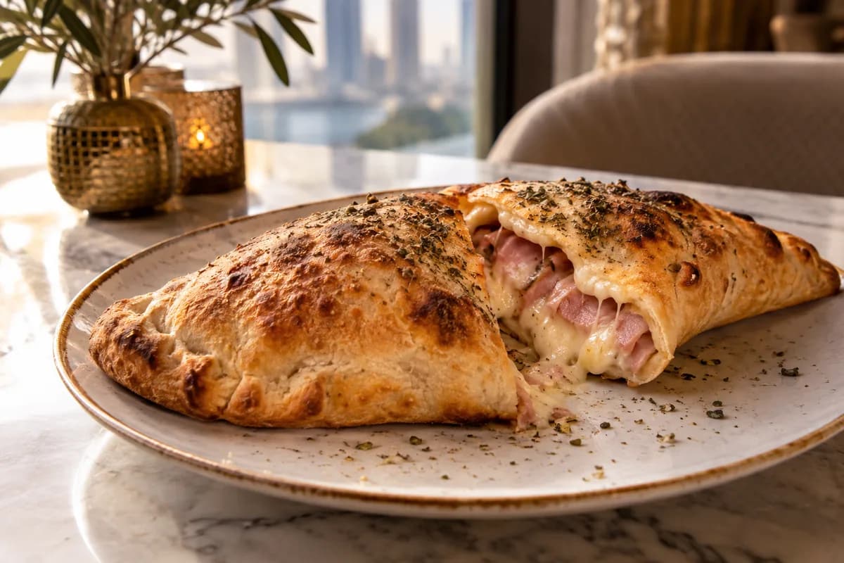 Calzone al Forno at Your Moment Restaurant & Cafe