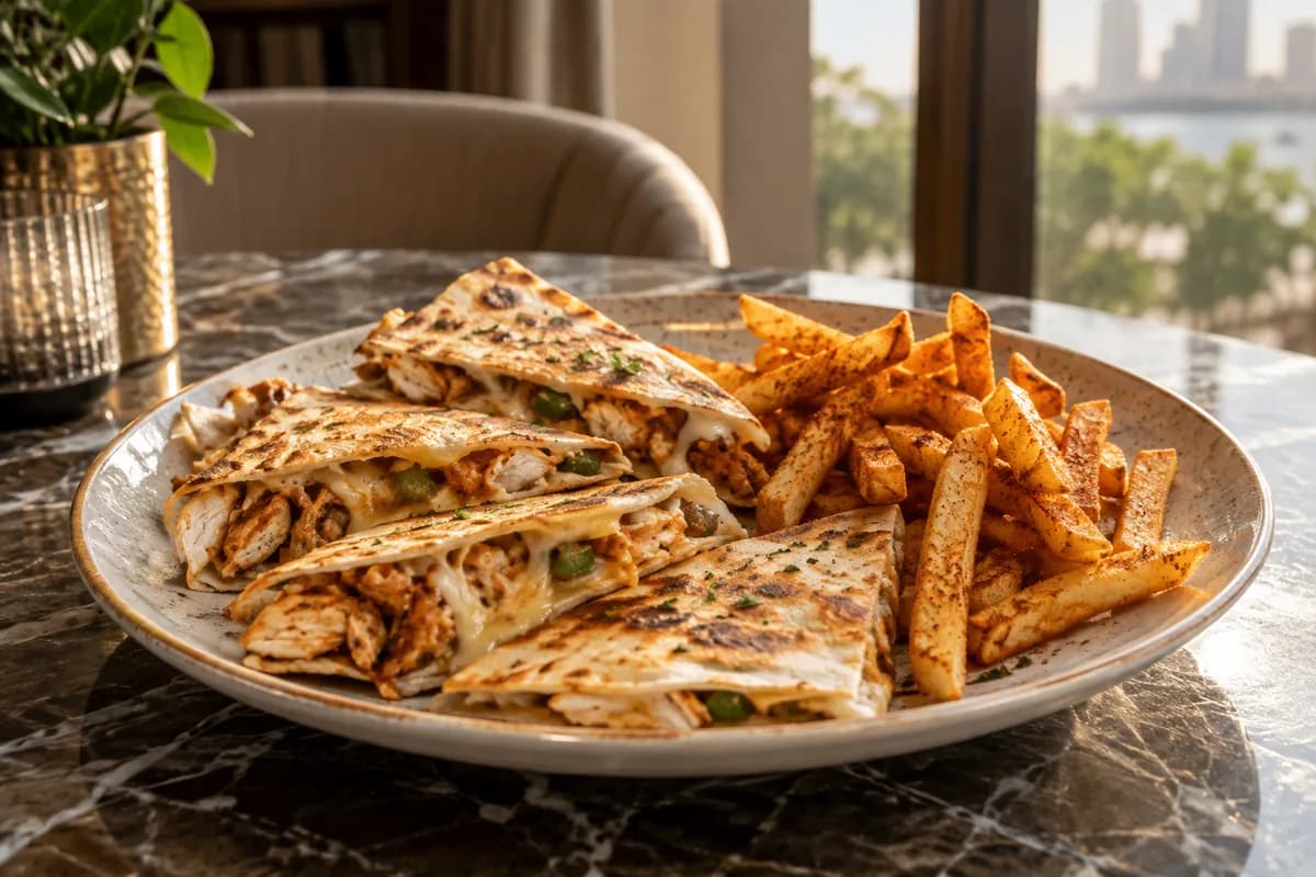Chicken Quesadilla at Your Moment Restaurant & Cafe