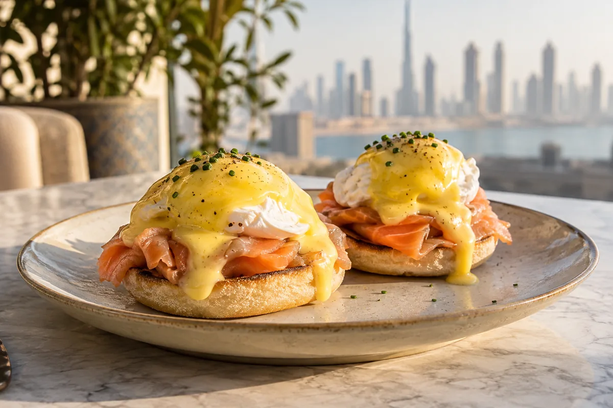 Egg Royal (Smoked Salmon) at Your Moment Restaurant & Cafe
