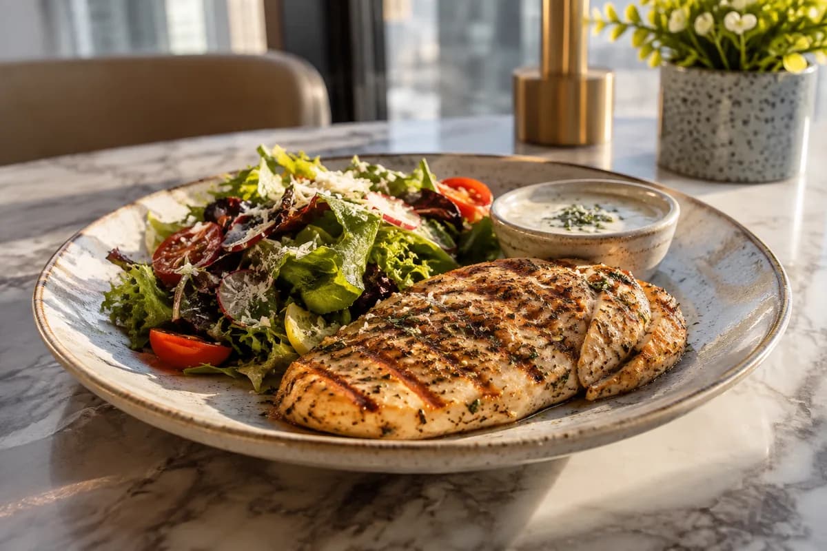 Grilled Chicken at Your Moment Restaurant & Cafe