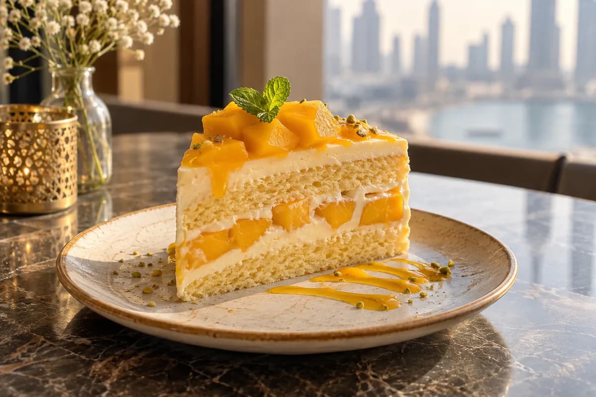 Mango Cake at Your Moment Restaurant & Cafe