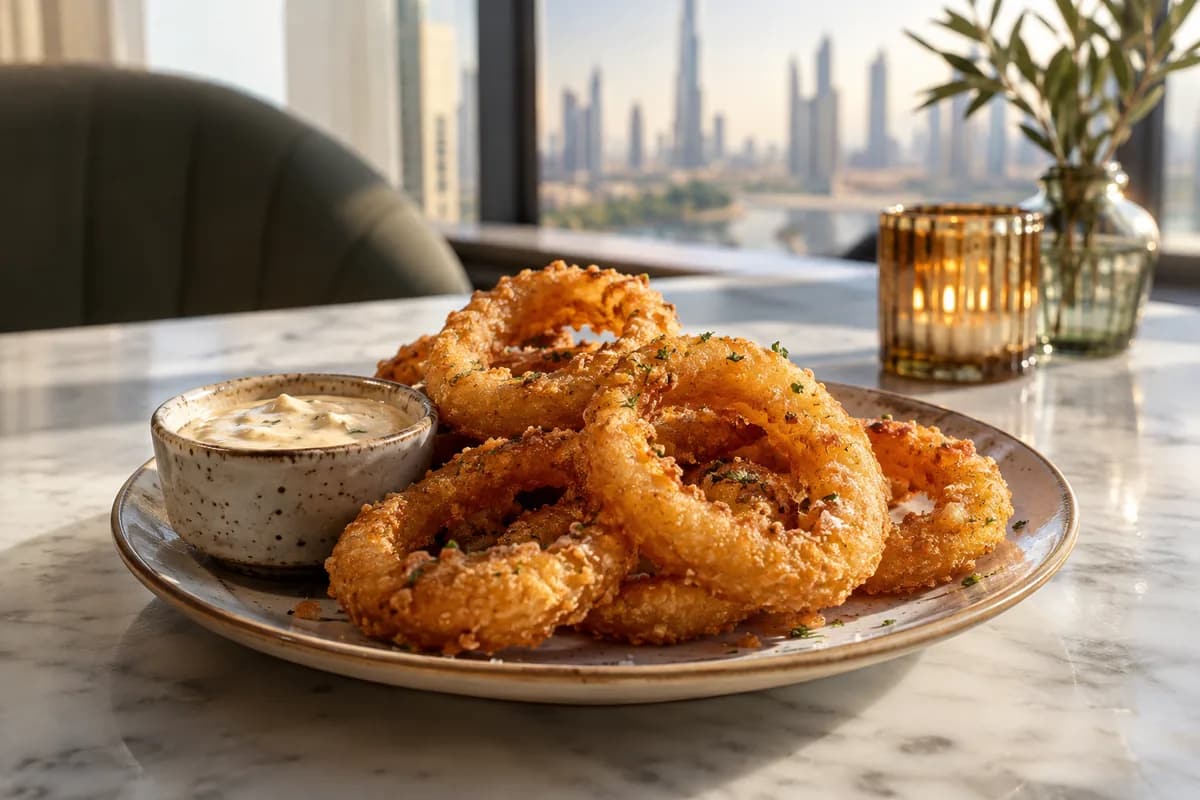 Onion Rings at Your Moment Restaurant & Cafe