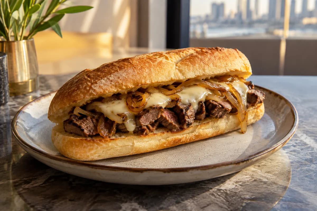 Steak Sandwich at Your Moment Restaurant & Cafe