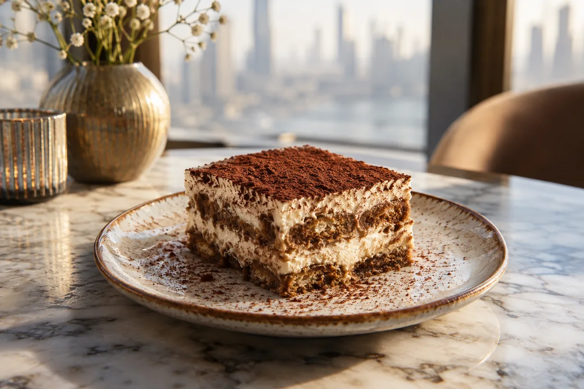 Illustrative food photograph of Tiramisu